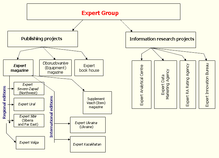 Structure of Expert Group business
