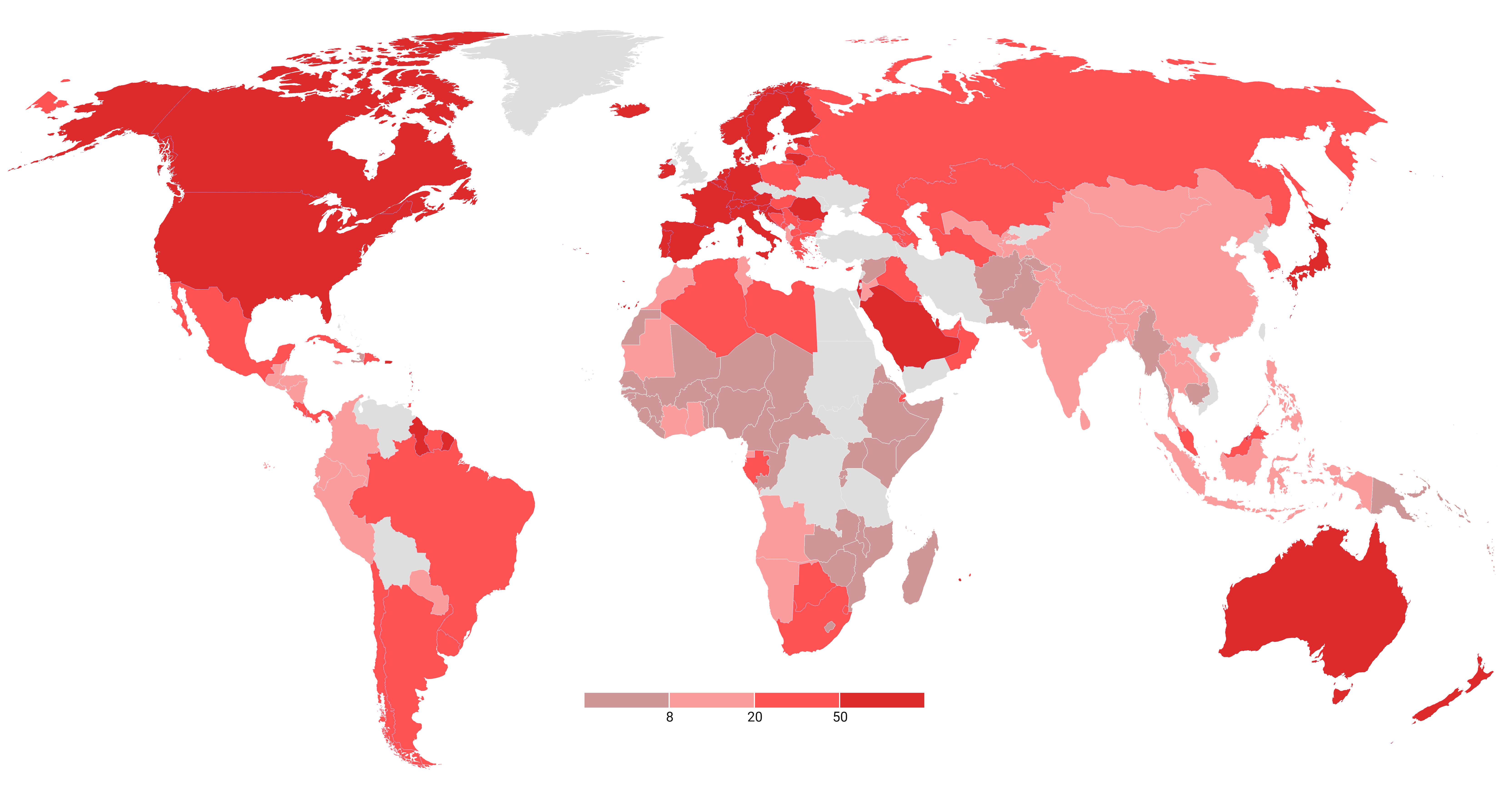 График 1. Карта производительности труда за отработанный час (постоянный ВВП в 2021 году в международных долларах по ППС) График 1. Карта производительности труда за отработанный час (постоянный ВВП в 2021 году в международных долларах по ППС)